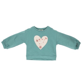 Hanorac pentru fete, culoare verde, colectia Wild Flower 4784 Hanorac pentru fete, culoare verde, colectia Wild Flower 4784