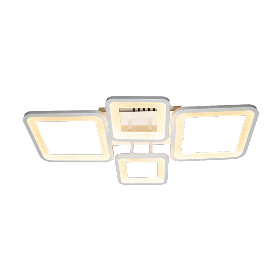 Lustra LED Clics Siqua, 120 W, Reglabila prin Aplicatie IOS / Android, Lumina calda, rece, neutra