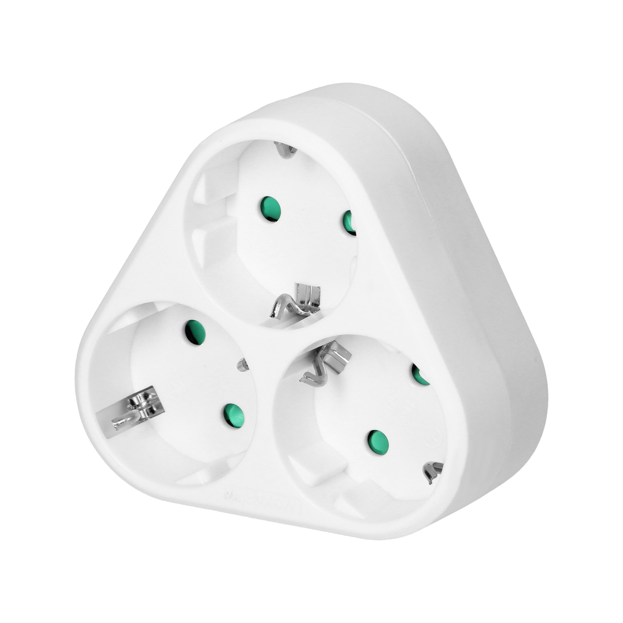 Triplu stecher 16A, Alb