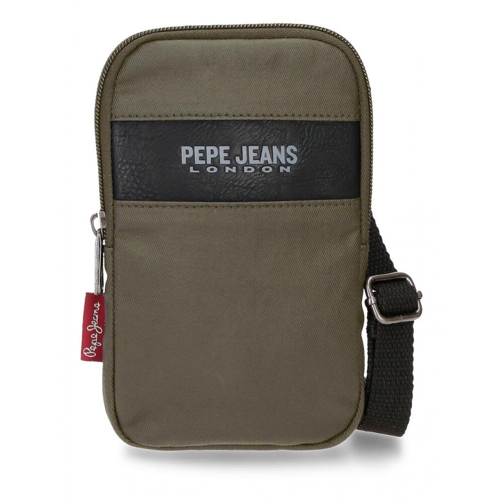 Geanta umar Pepe Jeans Paxton, kaki, 10.5x18x2 cm