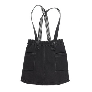 Fusta din denim pentru fete, culoare neagra, colectia Vichy Garden 4634 Fusta din denim pentru fete, culoare neagra, colectia Vichy Garden 4634