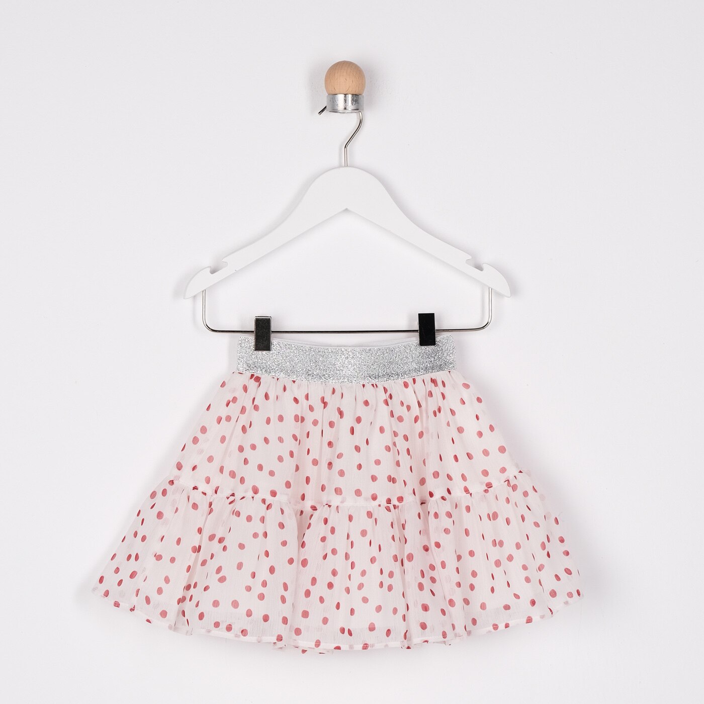 Fusta pentru fete, culoare rosie, marime 92