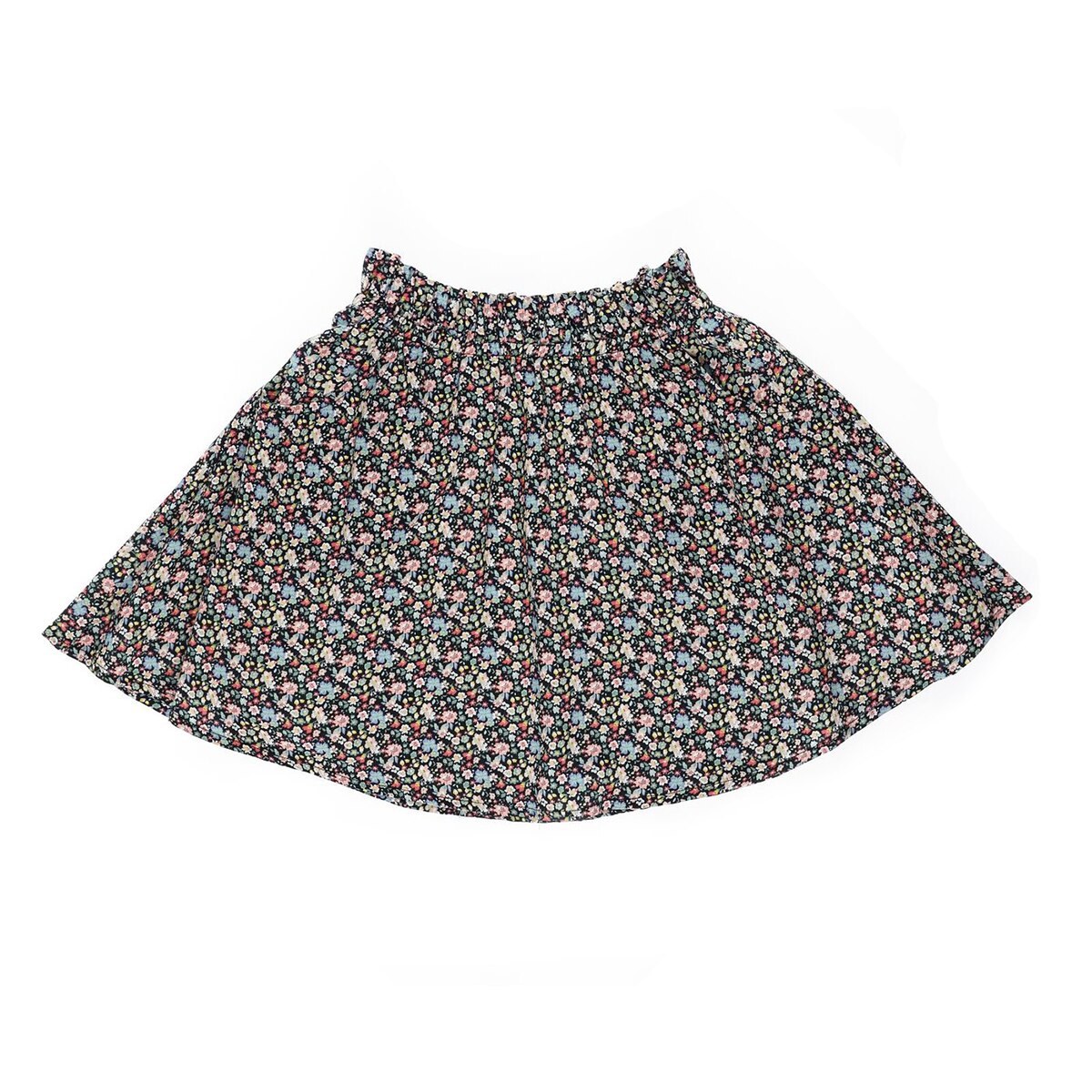 Fusta pentru fete, culoare neagra, colectia Wild Flower 4627