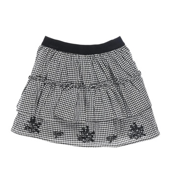 Fusta pentru fete, culoare neagra, colectia Vichy Garden 4643 Fusta pentru fete, culoare neagra, colectia Vichy Garden 4643