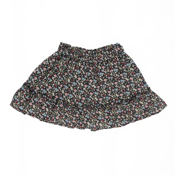 Fusta pentru fete, culoare neagra, colectia Wild Flower 4622 Fusta pentru fete, culoare neagra, colectia Wild Flower 4622