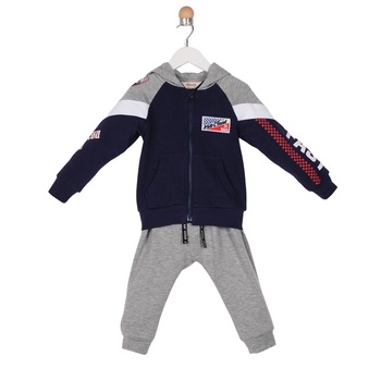 Set 2 piese pentru baieti, culoare bleumarin, colectia Speed 3696 Set 2 piese pentru baieti, culoare bleumarin, colectia Speed 3696