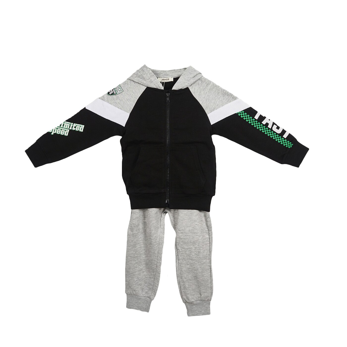 Set 2 piese pentru baieti, culoare neagra, colectia Be Fast 3658