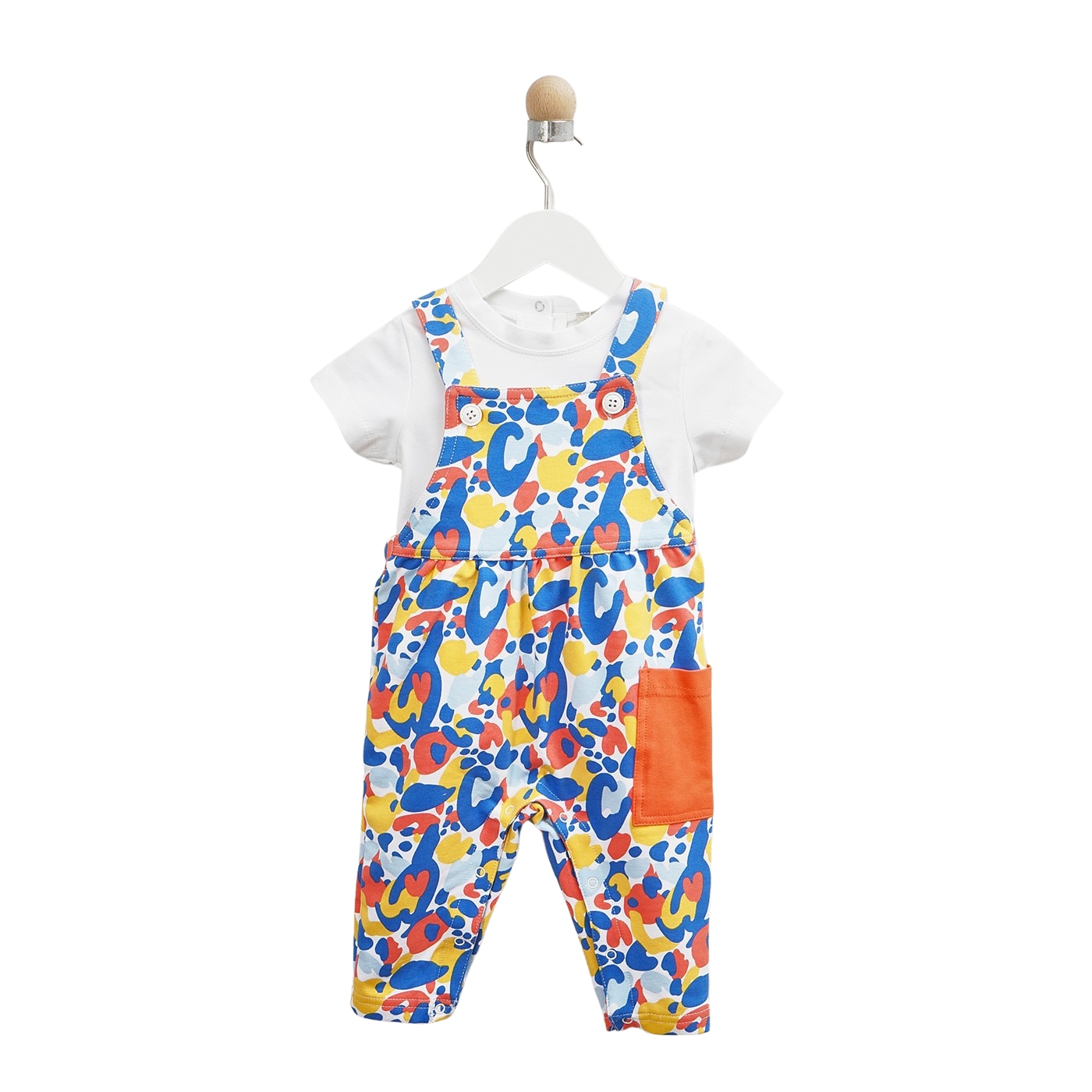 Set 2 piese pentru fete, culoare alba, colectia Biowear 3667