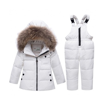 Costum ski alb Costum ski alb