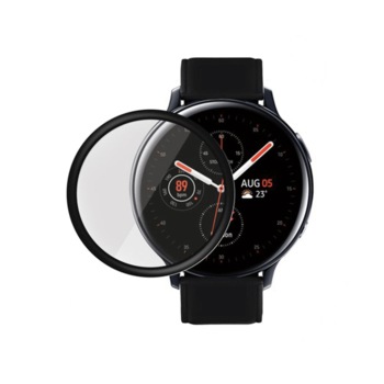 Folie de protectie Tempered Glass Ultra Smart Protection compatibil cu Galaxy Watch Active 2 40mm cu rama neagra Folie de protectie Tempered Glass Ultra Smart Protection compatibil cu Galaxy Watch Active 2 40mm cu rama neagra