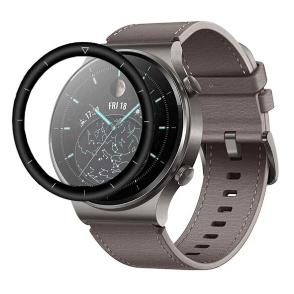 Folie de protectie Tempered Glass Ultra Smart Protection compatibil cu Huawei Watch GT 2 Pro cu rama neagra