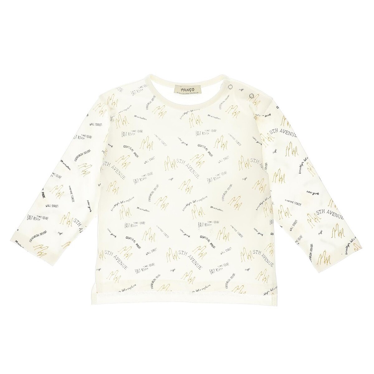 Bluza cu maneca lunga pentru baieti, culoare ocru, colectia City 4540