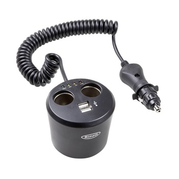 Adaptor USB 12V, 2 porturi Adaptor USB 12V, 2 porturi