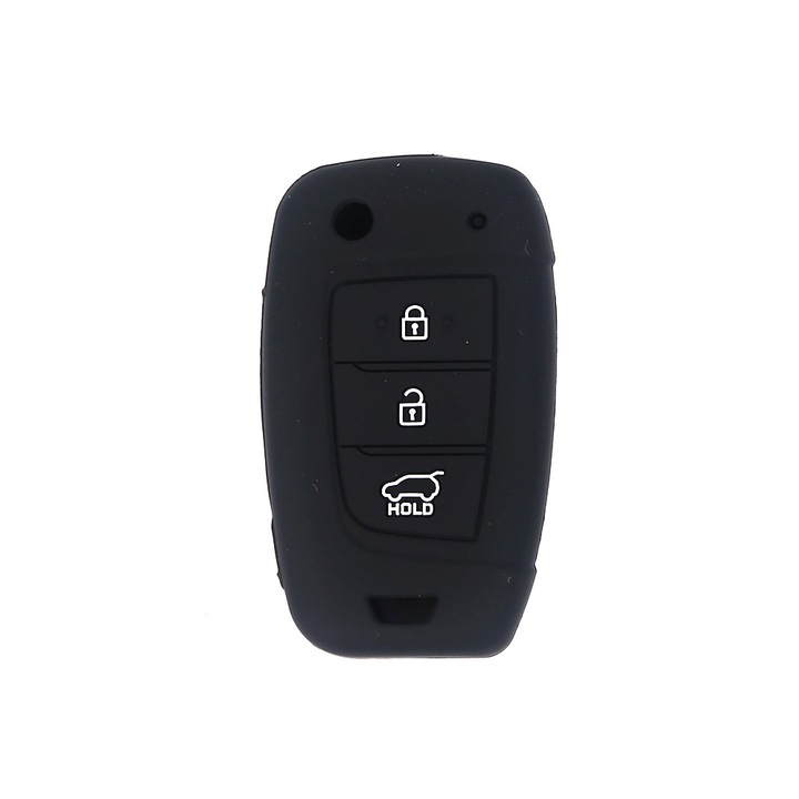 Husa cheie tip briceag Hyundai, negru