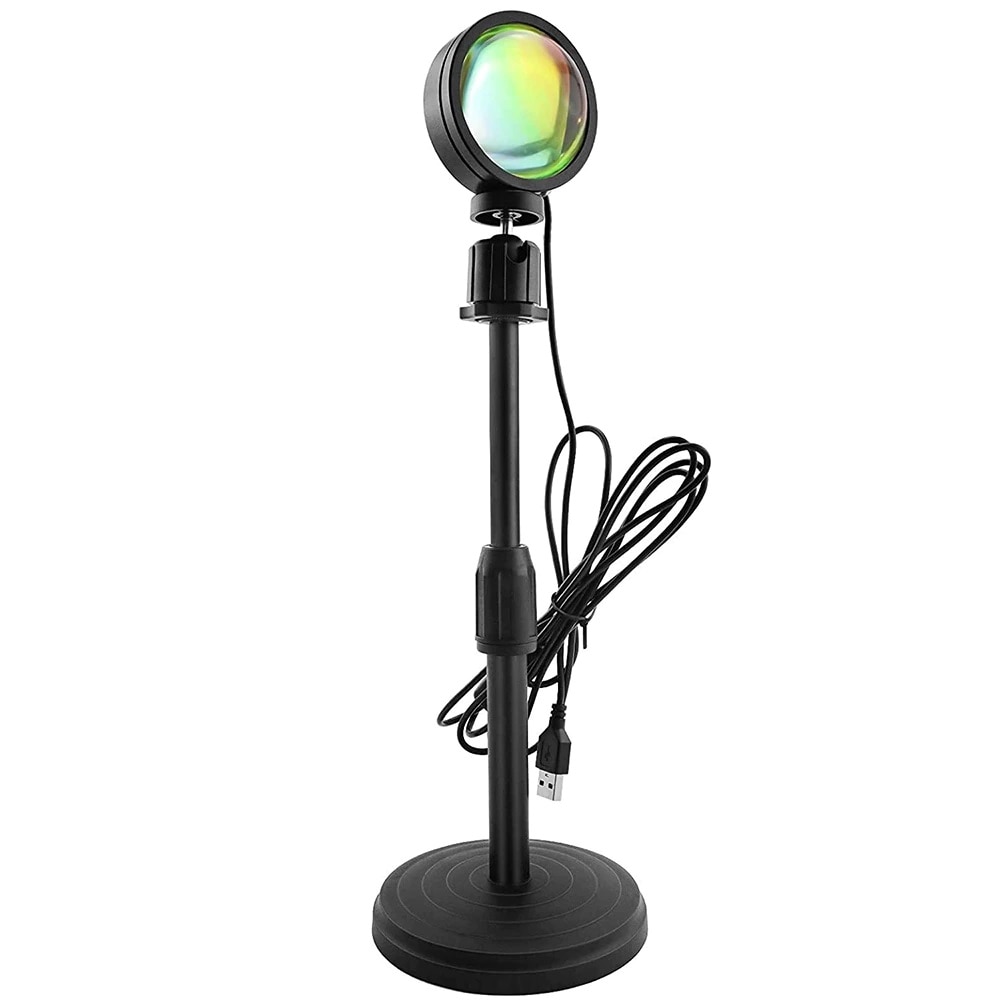 Lampa de veghe cu proiectie SIKS®, reglabila pe inaltime, rotatie 360 grade, lumina ambientala pentru atmosfera placuta, sunset red