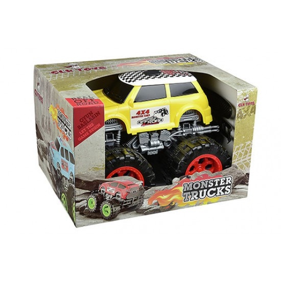 Masinuta Mini Monster , dimensiune 457 x 369 x 295 mm, galben