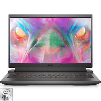 Laptop Gaming Dell G15 5510 cu procesor Intel Core i7-10870H, 15.6 Laptop Gaming Dell G15 5510 cu procesor Intel Core i7-10870H, 15.6
