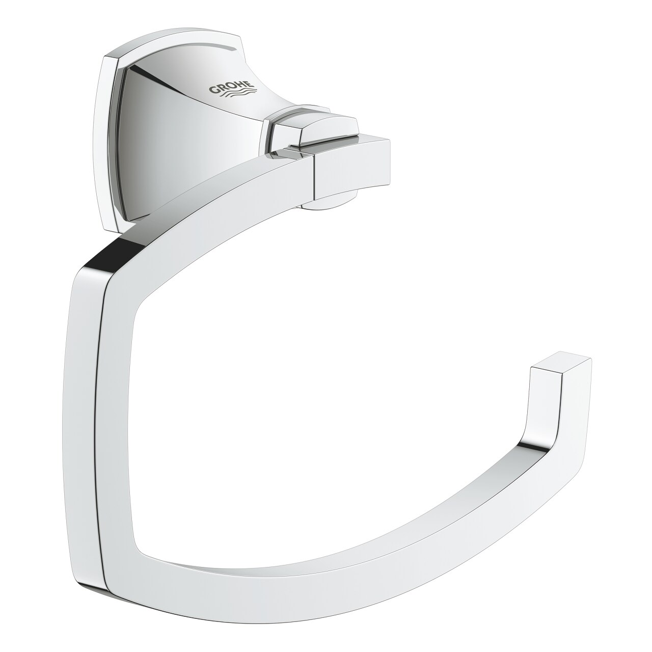 Suport hartie igienica fara aparatoare, Grohe, Grandera, crom