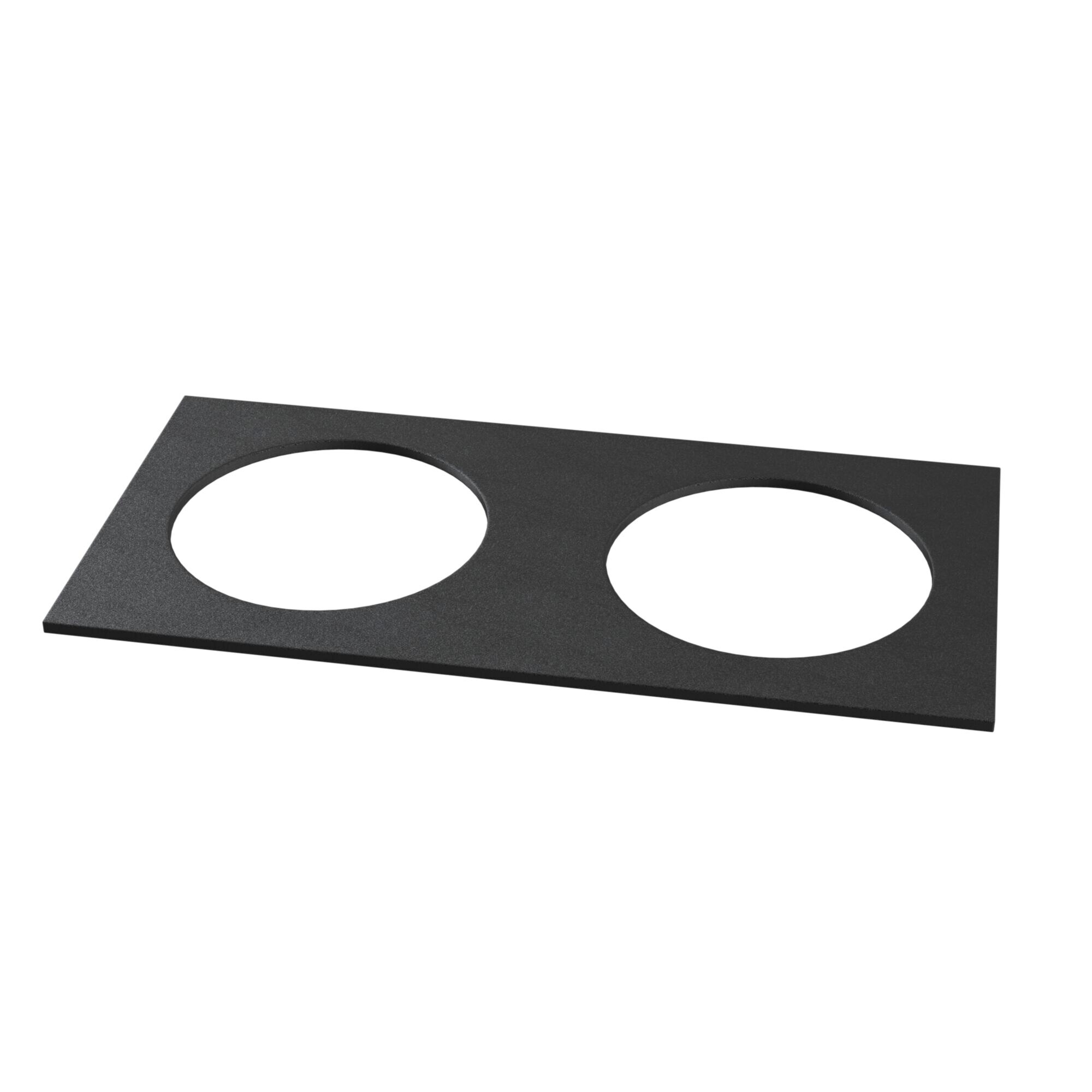 Rama decorativa spot dublu, Maytoni Technical, Negru
