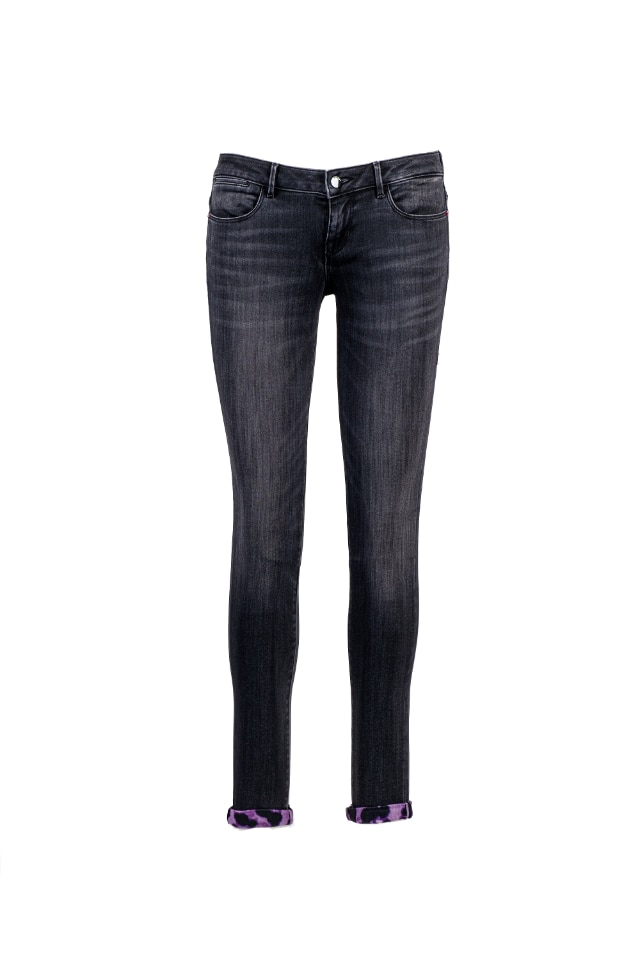 Blugi dama, Guess, Gri inchis, marimea 26