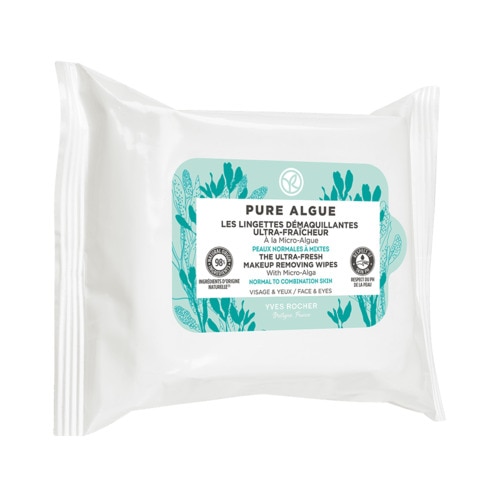 Servetele demachiante pentru prospetime, Yves Rocher, 20 ml