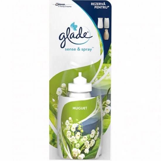 Spray rezerva, Odorizant camera, Glade, Lacramioare, 10ml
