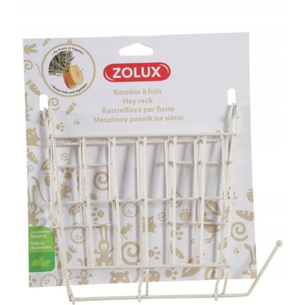 Hranitor tip iesle, Zolux, 15 x 15 cm, Alb