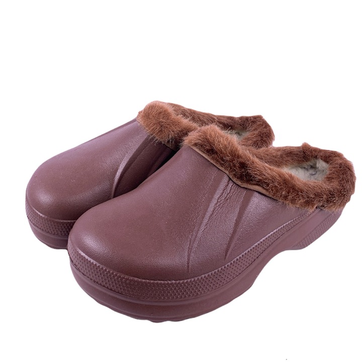 Gyermek házi papucs Chippo 40187, Steppelt, Crocs típusú, Barna