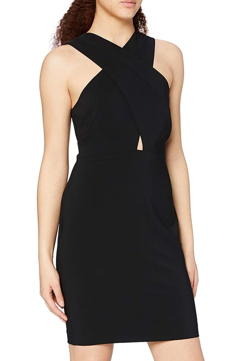 Rochie de dama, Find, Poliester, Decolteu intretesut, Negru, 3XL