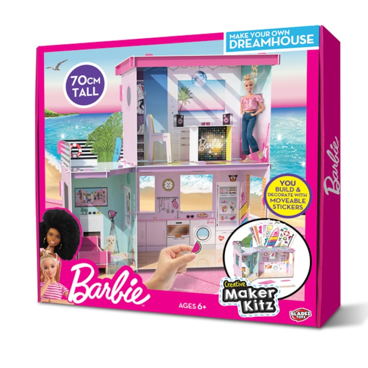 Barbie: Csináld magad babaház - 70 cm