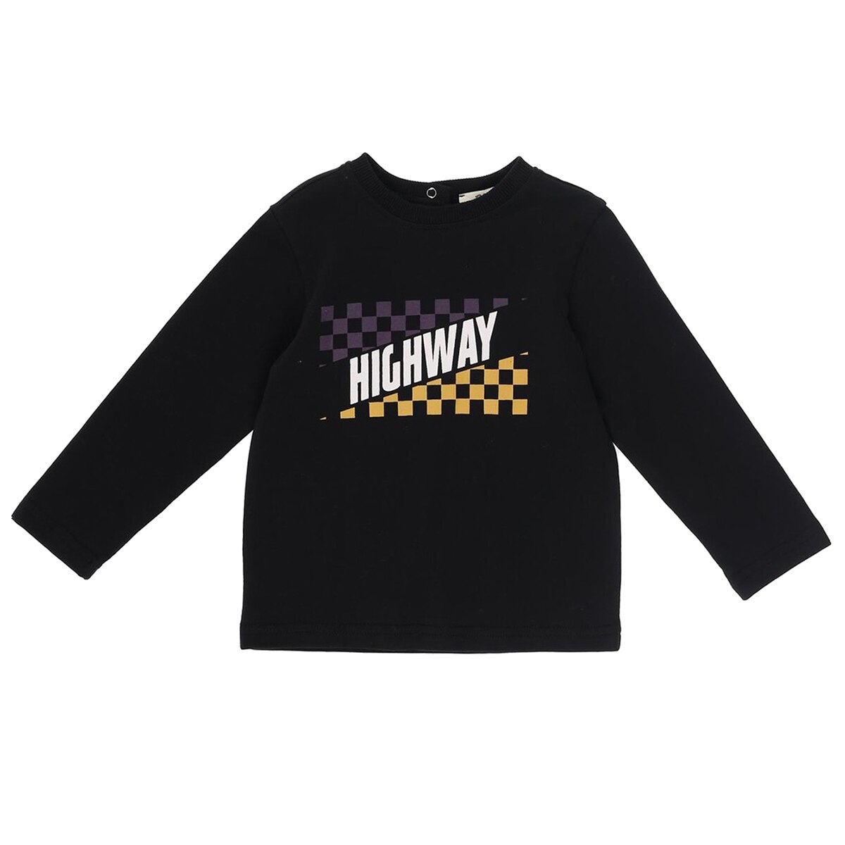 Bluza cu maneca lunga pentru baieti, culoare neagra, colectia Speedway 4449