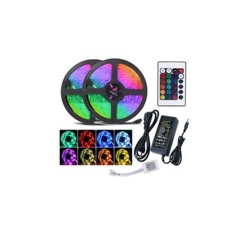 Banda LED SIKS®, lumini multicolore, telecomanda, 10m Banda LED SIKS®, lumini multicolore, telecomanda, 10m