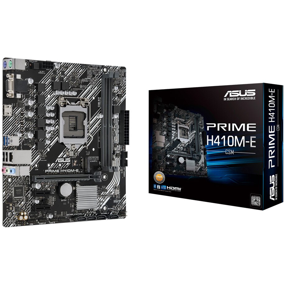 Placa de baza ASUS PRIME H410M-E/CSM, Socket 1200