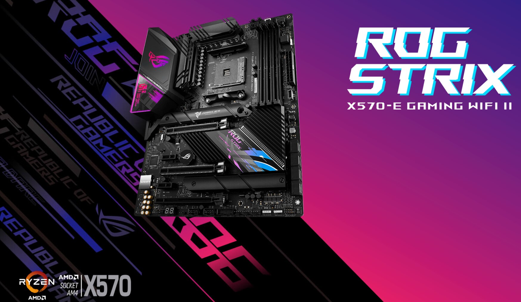 Placa de baza ASUS ROG STRIX X570-E GAMING WIFI II, Socket AM4