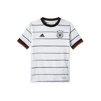 Tricou baieti Adidas, alb/negru, 176 cm, 15-16 ani Tricou baieti Adidas, alb/negru, 176 cm, 15-16 ani