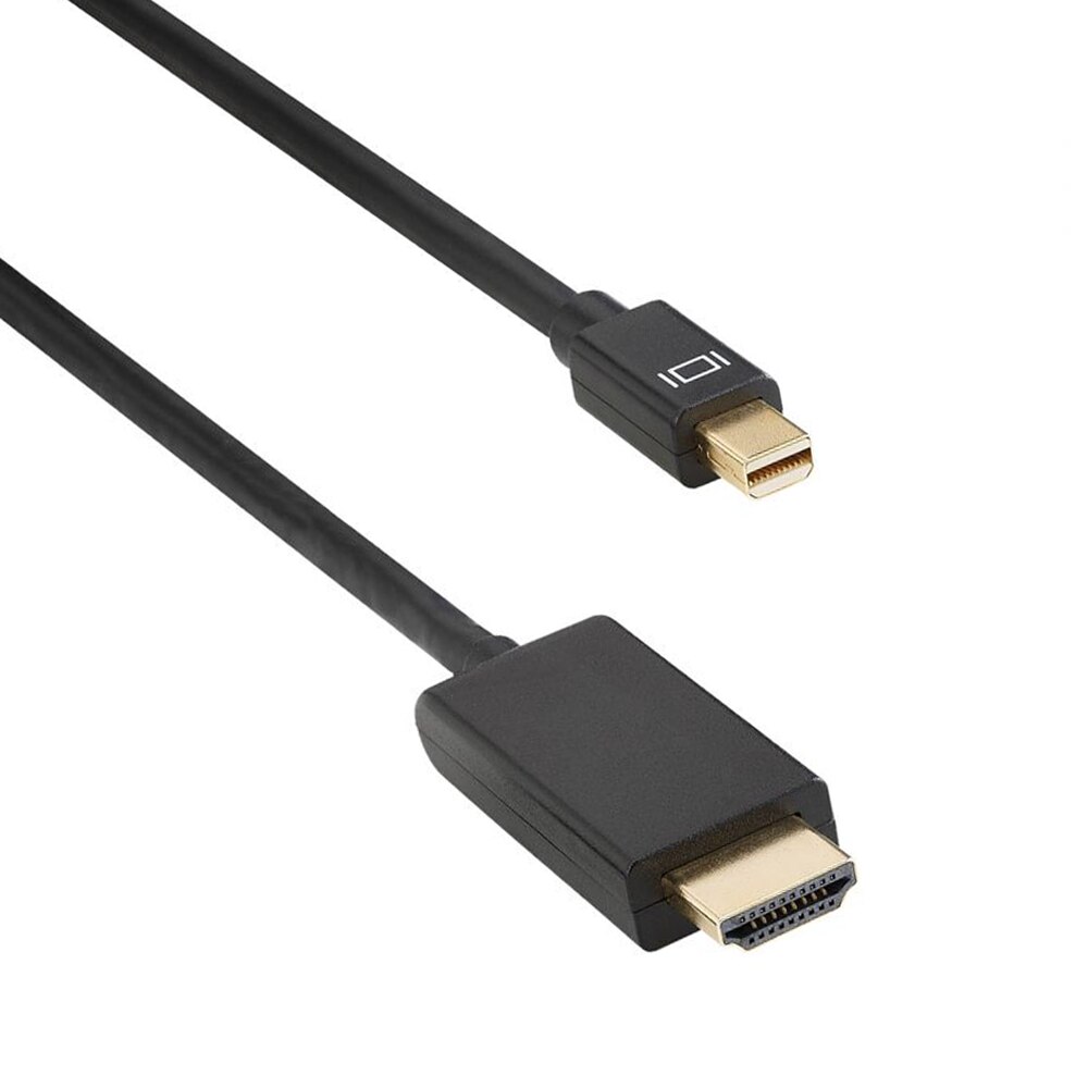 Cablu mini DisplayPort - HDMI DeTech, 1.8m, negru, tata, ambalaj individual