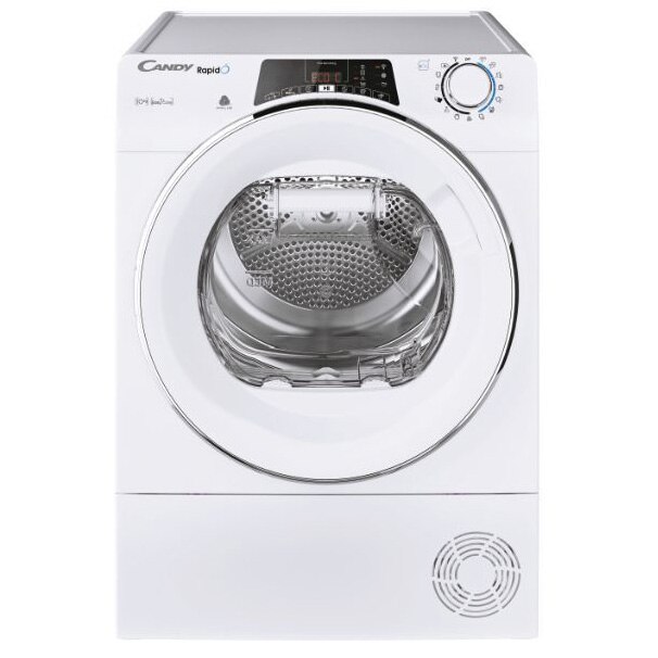 Uscator de rufe Candy ROE H10A2TCEX-S, Pompa de caldura, 10 kg, A++, Wi-Fi, Bluetooth, Alb