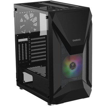 Carcasa Gamdias Athena E1 Elite, Mid-Tower, fara sursa, ATX, Black Carcasa Gamdias Athena E1 Elite, Mid-Tower, fara sursa, ATX, Black
