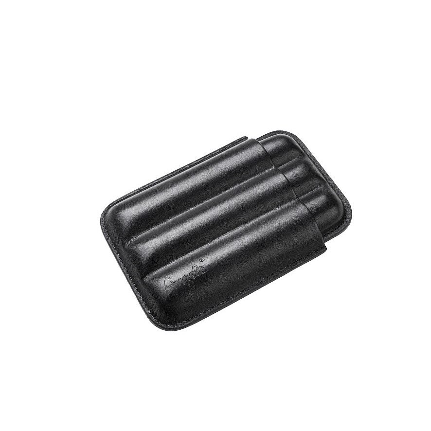 Husa pentru pastrarea trabucurilor Angelo Black 813090, trei trabucuri