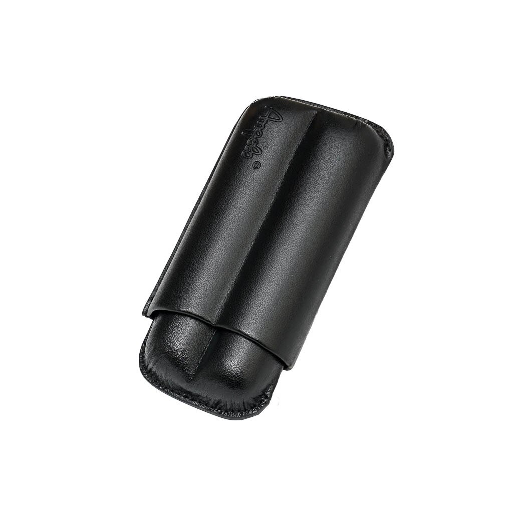 Husa pentru pastrarea trabucurilor Angelo Black 812070, doua trabucuri