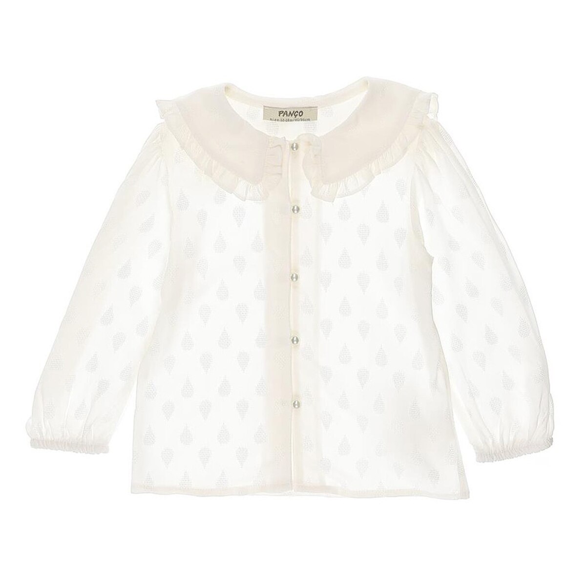 Camasa pentru fete, culoare alba, colectia Amour 4559