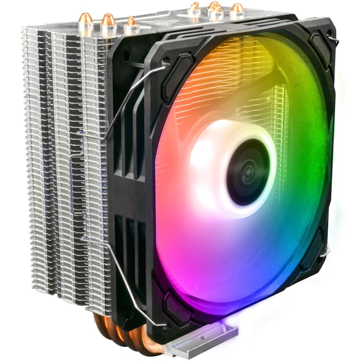 Gamdias Boreas E1 410 aRGB processzor hűtő, AMD/Intel kompatibilis