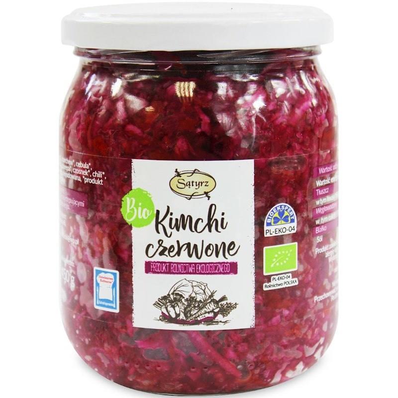 Mix Vegetal Kimchi Rosu Bio 450 grame Satyrz