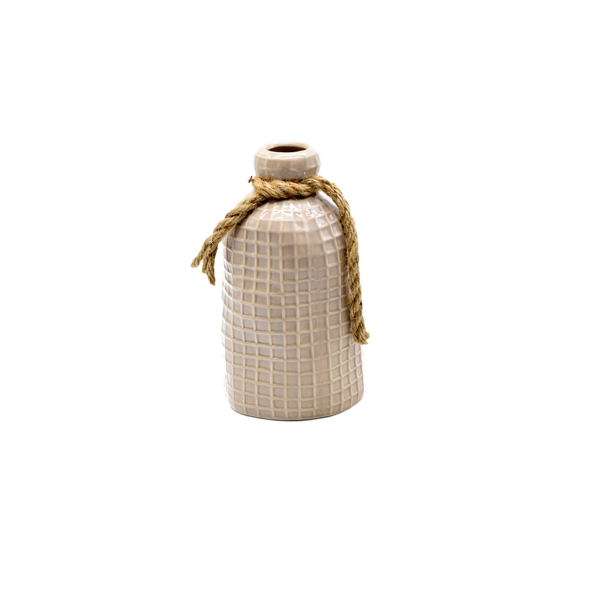 Vaza decorativa din ceramica, Naimeed D287 20 cm Maro