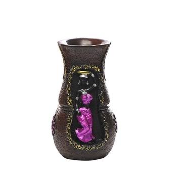 Vaza Africana 26, realizata manual din rasina, 21 cm Vaza Africana 26, realizata manual din rasina, 21 cm