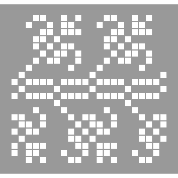 Sablon 26 x 25cm Refolosibil Repetitiv Motiv Traditional - SMTR13