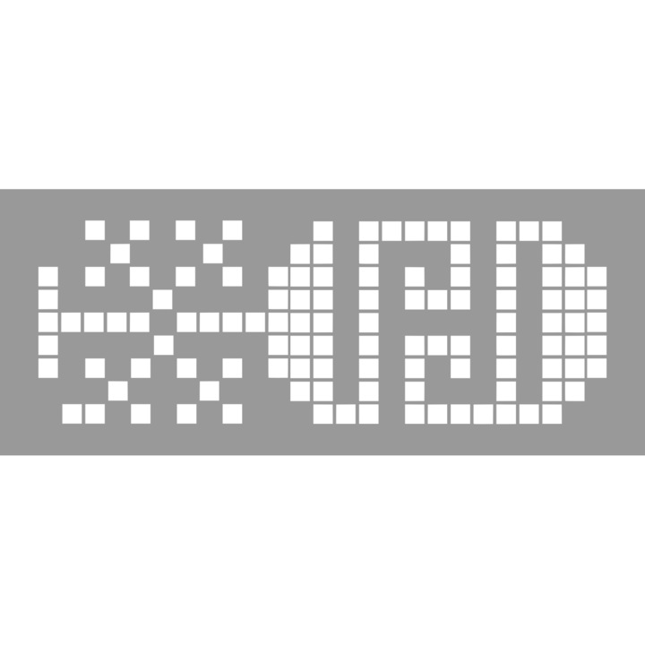 Sablon 46 x 19cm grosime 0.5mm Refolosibil Repetitiv Motiv Traditional - SMTR12