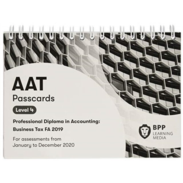 AAT Business Tax FA2019 de BPP Learning Media [Paperback]