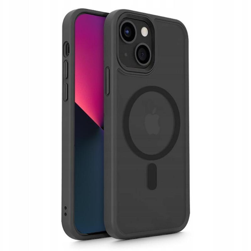 Carcasa TECH-PROTECT MAGMAT MagSafe compatibila cu iPhone 13 Matte Black