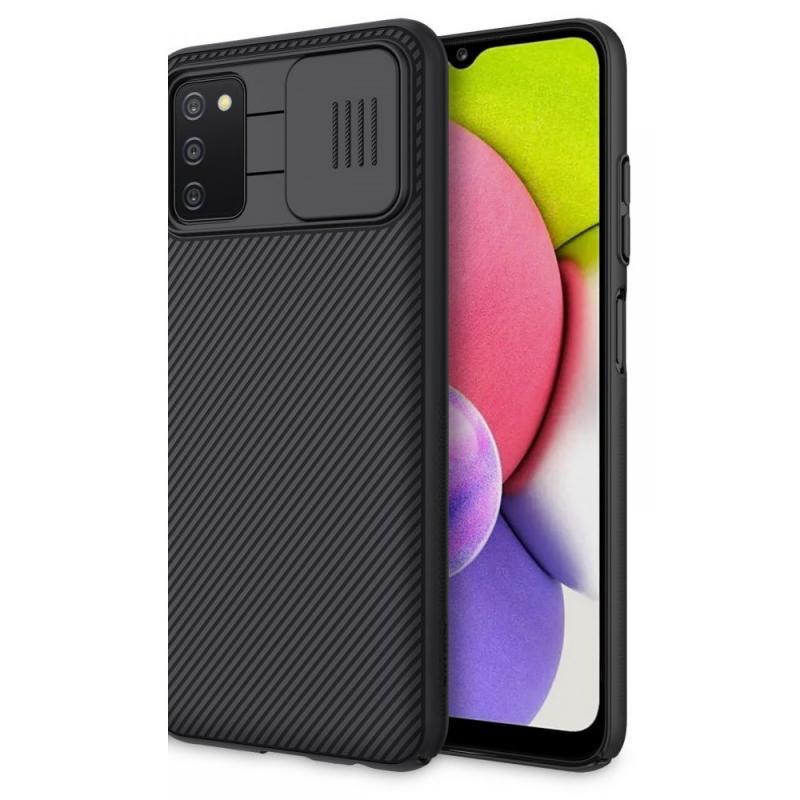 Carcasa Nillkin Cam Shield compatibila cu Samsung Galaxy A03s Black